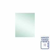 Thermogroup Jackson Rectangle Polished Edge Mirror - 600x750mm with Hangers JS6075HN