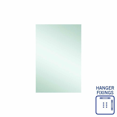 Thermogroup Jackson Rectangle Polished Edge Mirror - 600x900mm with Hangers JS6090HN