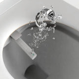 Johnson Suisse Avanzo Smart Toilet Suite Wall Faced Rimless White JSTA400