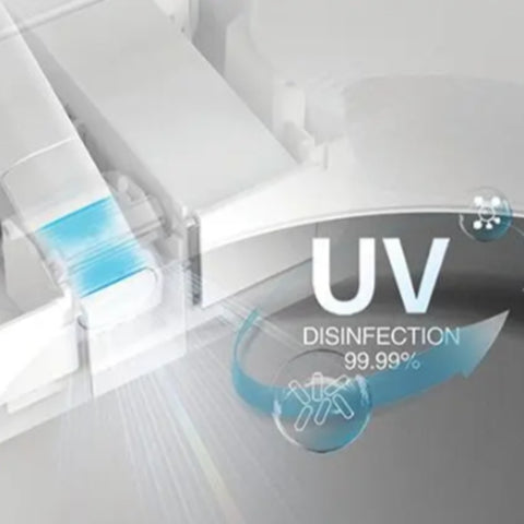 Johnson Suisse Avanzo Smart Toilet Suite Wall Faced Rimless White JSTA400