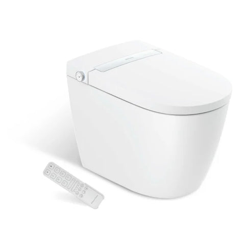 Johnson Suisse Avanzo Smart Toilet Suite Wall Faced Rimless White JSTA400