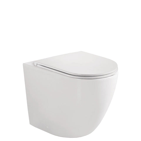 Fienza Koko Wall Faced Toilet Pan Only Gloss White K002376-PAN2