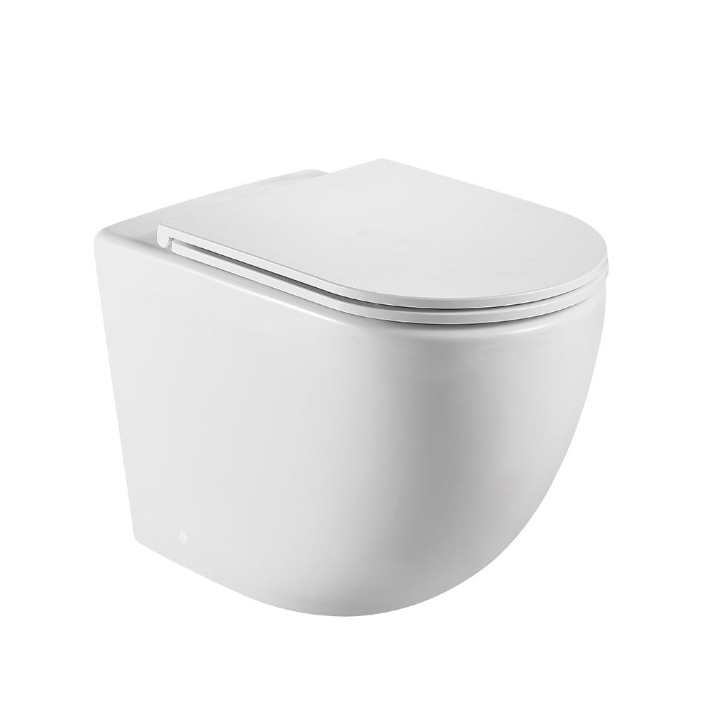 Fienza Koko Wall Faced Toilet Suite (S Trap) Viega V-01 Cistern (No Button) Matte White K002376MWA-V1