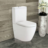 Fienza Koko Toilet Suite Tornado Flush Thick Seat (S-Trap 90-160mm) White K002A