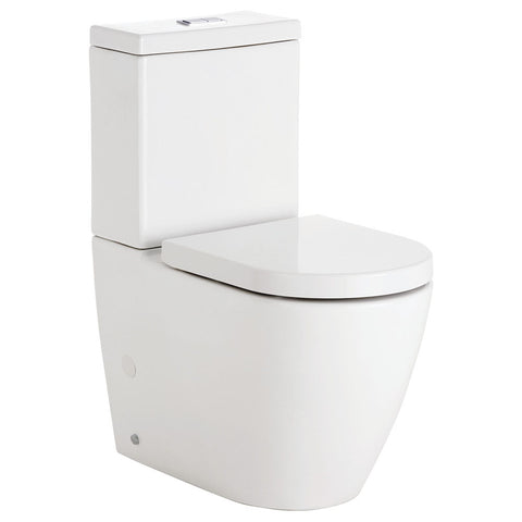 Fienza Empire Back to Wall Toilet Suite (P Trap) Gloss White K003P