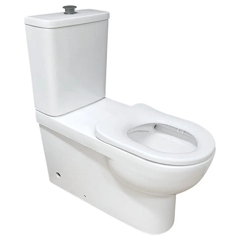 Fienza Stella Care Back to Wall Toilet Suite (S Trap) Bottom Inlet Gloss White & White Seat K006WA