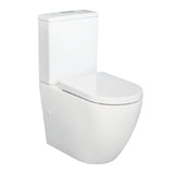 Fienza Alix Rimless Toilet Suite (S Trap) 90-160 & Geberit Cistern Gloss White K011GEA