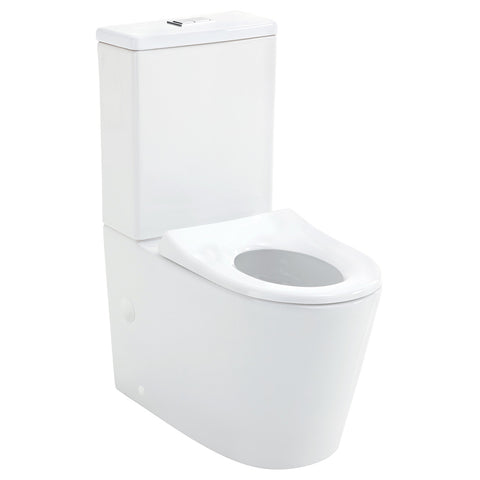 Fienza Isabella Junior Tornado Back to Wall Rimless Toilet (S Trap) 160-230 Gloss White K015B