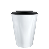 Fienza Isabella Care Wall Faced Toilet Suite (S Trap) Viega V-01 Cistern (No Button) Gloss White Matte Black Seat K016MBA-V1