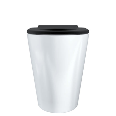 Fienza Isabella Care Wall Faced Toilet Suite (S Trap) Viega V-01 Cistern (No Button) Gloss White Matte Black Seat K016MBA-V1