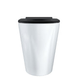 Fienza Isabella Care Wall Faced Suite S Trap Geberit Sigma Cistern No Button Gloss White w/ Matte Black Seat K016MBA-GE