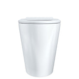 Fienza Isabella Care Wall Faced Toilet Suite (S Trap) Viega V-01 Cistern (No Button) Gloss White White Seat K016WA-V1