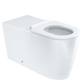 Fienza Isabella Care Wall Faced Pan S Trap Gloss White w/ White Seat K016WA-PS