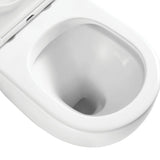 Fienza Alix Ambualant Wall Faced Toilet Suite Slim Seat (S Trap) Viega V-03 Under Counter Cistern (No Button) Gloss White K025A-V3-2