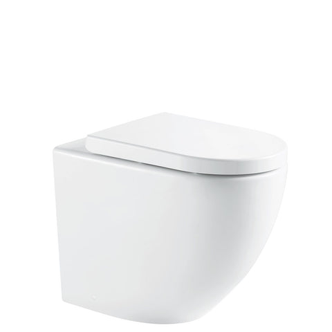 Fienza Alix Wall Faced Toilet (P Trap) Pan Only Gloss White K025-PAN