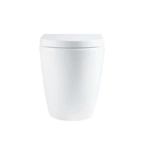 Fienza Alix Ambulant Wall Faced Toilet Suite (S Trap) Viega V-01 In Wall Cistern (No Button) Gloss White K025A-V1
