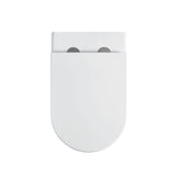 Fienza Alix Ambualant Wall Faced Toilet Suite (S Trap) Viega V-03 Under Counter Cistern (No Button) Gloss White K025A-V3