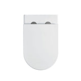 Fienza Alix Ambulant Wall Faced Toilet Suite (S Trap) Viega V-01 In Wall Cistern (No Button) Gloss White K025A-V1