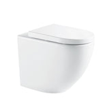 Fienza Alix Ambualant Wall Faced Toilet Suite (S Trap) Viega V-03 Under Counter Cistern (No Button) Gloss White K025A-V3