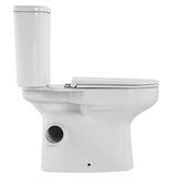 Fienza Petra Left Skew Close Coupled Toilet Suite Slim Seat Gloss White K026L-2