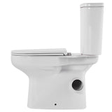 Fienza Petra Right Skew Close Coupled Toilet Suite Slim Seat Gloss White K026R-2