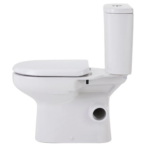 Fienza Petra Right Skew Close Coupled Toilet Suite Gloss White K026R