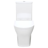 Fienza Lillian Tornado Back to Wall (S Trap) 160-230 R&T Cistern Slim Seat Gloss White K031B-2