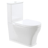 Fienza Lillian Tornado Back to Wall (S Trap) 90-160 R&T Cistern Thick Seat Gloss White K031A