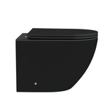 Fienza Koko Wall Hung Toilet Suite w/ Viega V-02 Cistern (No Button) Matte Black K2376MB-V2