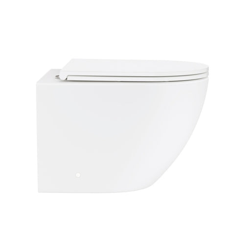 Fienza Koko Tornado Wall Hung Toilet Suite Viega V-04 Under Counter Cistern (No Button) Matte White K2376MW-V4