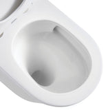 Fienza Aluca Tornado Wall Faced Toilet Suite (S Trap) Viega V-03 Under Counter Cistern Slim Seat (No Button) Gloss White K315A-V3-2