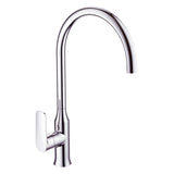 Argent Pace Gooseneck Kitchen Mixer Chrome KM422622