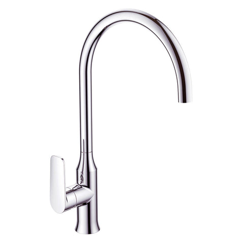 Argent Pace Gooseneck Kitchen Mixer Chrome KM422622