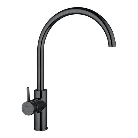 Argent Grace Gooseneck Kitchen Mixer Gunmetal KM424408GM