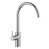 Argent Grace Gooseneck Kitchen Mixer Chrome KM424408