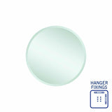 Thermogroup Kent 18mm Bevel Round Mirror - 500mm dia with Hangers KR5050HN