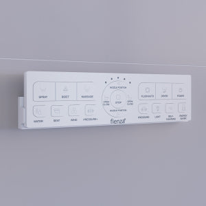Fienza Sona Back To Wall Jet Flush Smart Toilet Remote Control Gloss White KS100-REMOTE