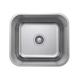 Argent Tempo Sink 480mm (No Taphole) Stainless Steel KS3048100