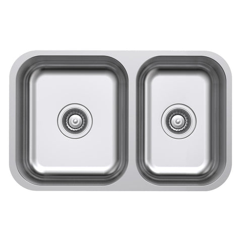 Argent Tempo Sink 1 & 3/4 Bowl 670x450mm No Tap Hole Stainless Steel KS3067220