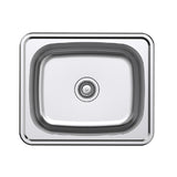 Argent Format Laundry Sink 610mm (No Taphole) Stainless Steel KS4061100