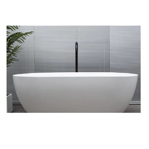 Kaskade Bath Lucia Oval 1600mm Stone Matte White VX12-1600