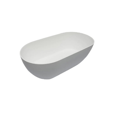 Kaskade Bath Lucia Oval 1400mm Stone Matte White VX12-1400