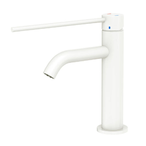 Fienza Kaya Care Basin Mixer Matte White 228103DMW