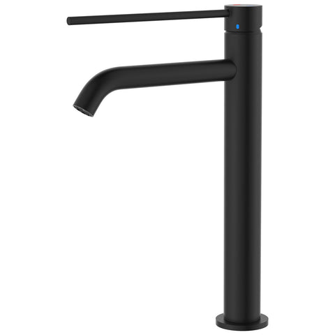 Fienza Kaya Care Tall Basin Mixer Matte Black 228107DB