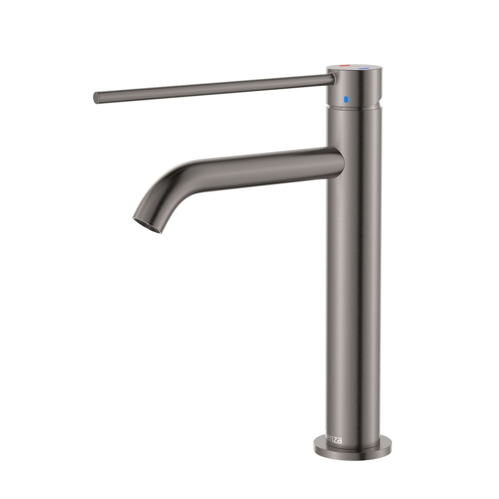 Fienza Kaya Care Medium Basin Mixer Lead Free Gunmetal 228110DGM-LF