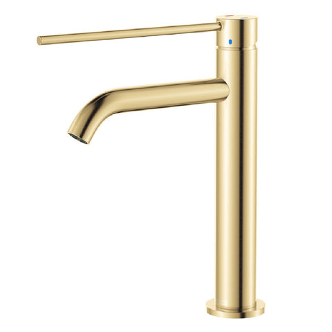 Fienza Kaya Care Medium Basin Mixer Urban Brass 228110DUB