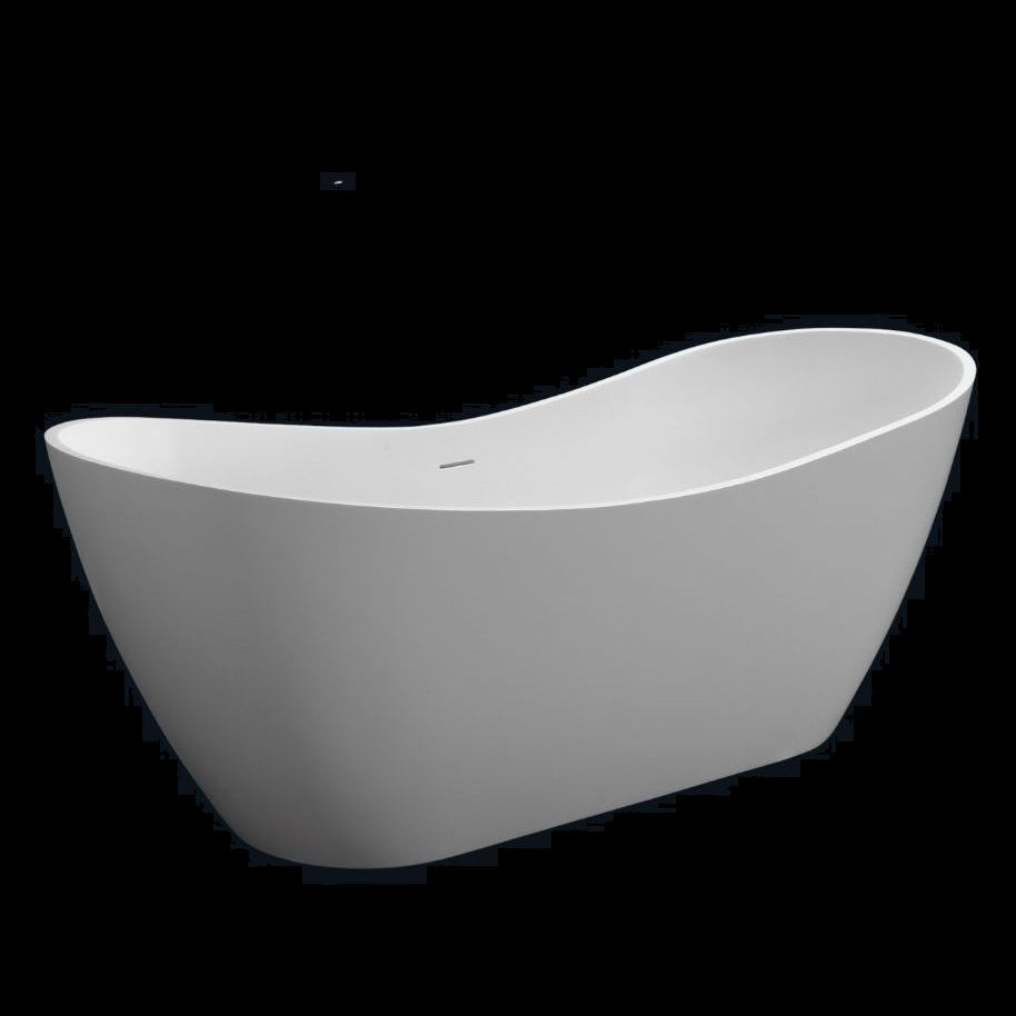 Kaskade Pure Kirsty Freestanding Oval Bath 1700mm Matte White VX14-1700-NIK8647NA