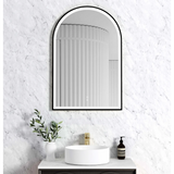 Otti Archie Led Mirror 900x600mm Black Metal Frame LED-AR9060B_O
