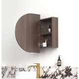 Otti Led Bondi Shaving Cabinet 900x600mm Premium Edition Sable Walnut LED-BOSV9060SW-VP