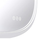 Euro Mirror Olëk 900mm LED Round White WHITERND90